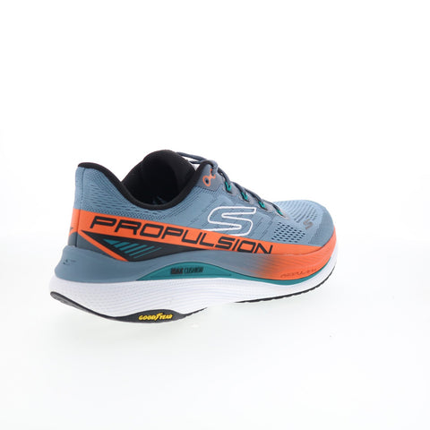 Skechers Max Cushioning Propulsion Mens Gray Athletic Running Shoes