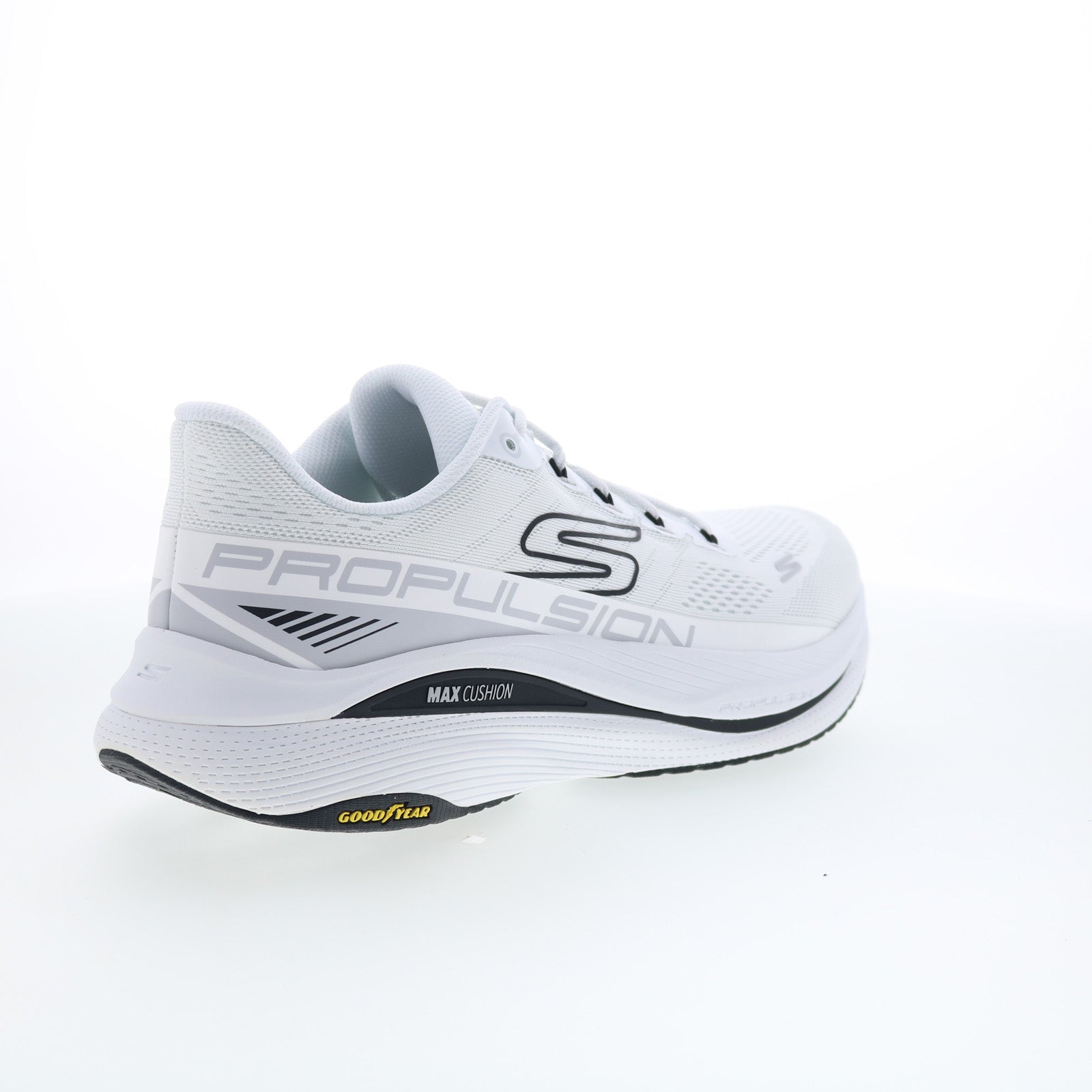 Skechers Max Cushioning Propulsion Mens White Athletic Running