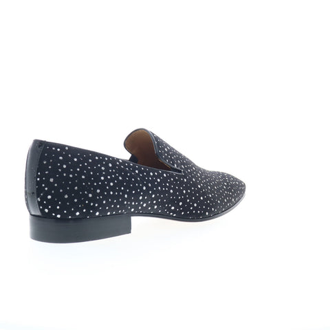 Mezlan Sera Cosmo Velvet Slip-On 22065 Mens Black Canvas Loafers Casual Shoes