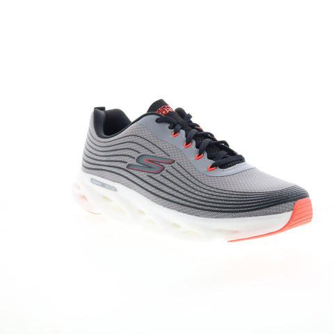 Skechers GO Run Swirl Tech Speed 220904 Mens Gray Athletic Running Shoes