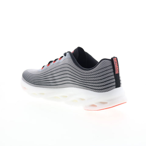 Skechers GO Run Swirl Tech Speed 220904 Mens Gray Athletic Running Shoes