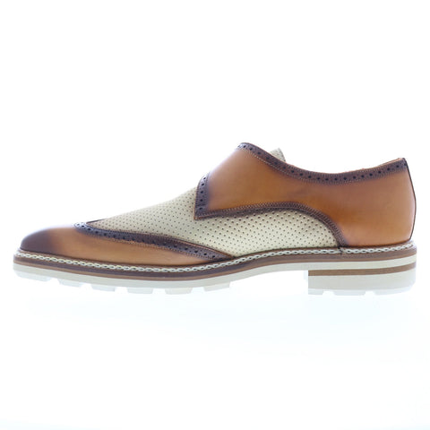 Mezlan Wingtip 22230 Mens Brown Leather Loafers & Slip Ons Casual Shoes
