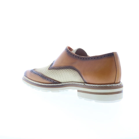 Mezlan Wingtip 22230 Mens Brown Leather Loafers & Slip Ons Casual Shoes