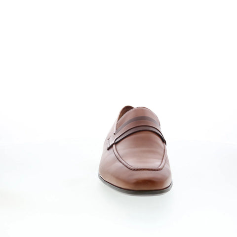 Mezlan 22562 Mens Brown Leather Slip On Loafers & Slip Ons Penny Shoes