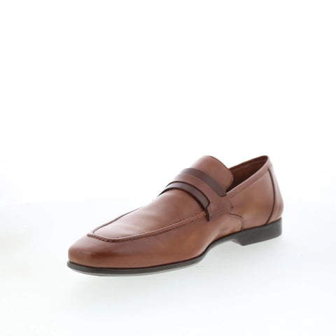 Mezlan 22562 Mens Brown Leather Slip On Loafers & Slip Ons Penny Shoes