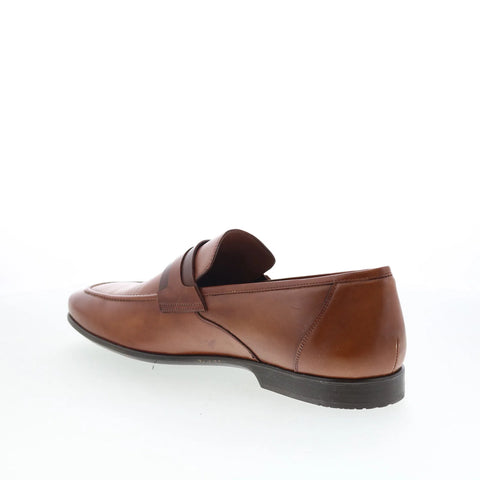 Mezlan 22562 Mens Brown Leather Slip On Loafers & Slip Ons Penny Shoes