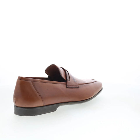 Mezlan 22562 Mens Brown Leather Slip On Loafers & Slip Ons Penny Shoes