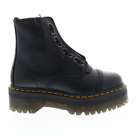 Dr. Martens Sinclair Aunt Sally Jungle Boot Womens Black Casual Dress Boots