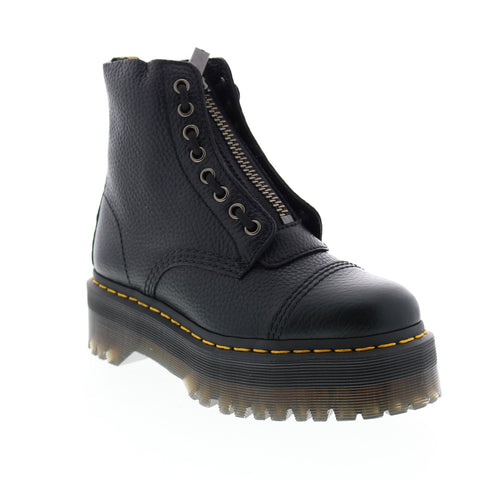 Dr. Martens Sinclair Aunt Sally Jungle Boot Womens Black Casual Dress Boots