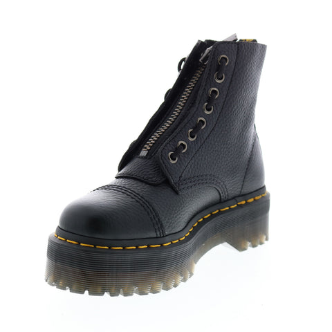 Dr. Martens Sinclair Aunt Sally Jungle Boot Womens Black Casual Dress Boots