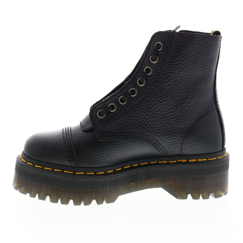 Dr. Martens Sinclair Aunt Sally Jungle Boot Womens Black Casual Dress Boots