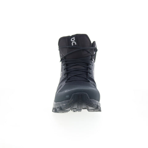 On Cloudrock Waterproof 23.99854 Mens Black Mesh Lace Up Hiking Boots
