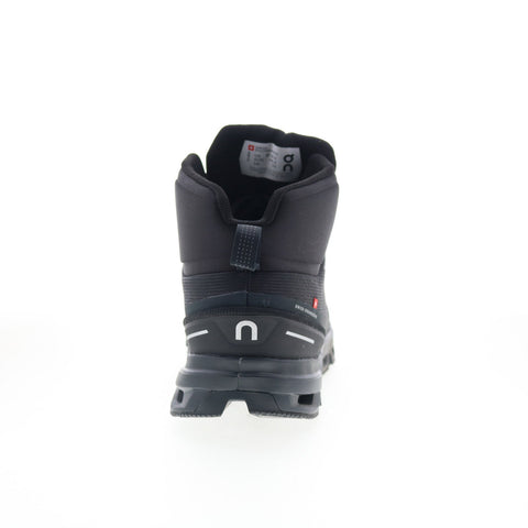 On Cloudrock Waterproof 23.99854 Mens Black Mesh Lace Up Hiking Boots