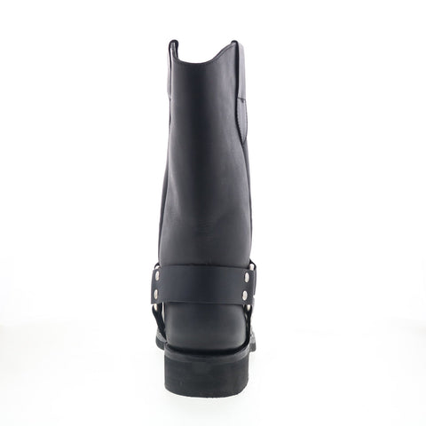 Hitchcock 231 Mens Black Extra Wide 3E Leather Slip On Casual Dress Boots