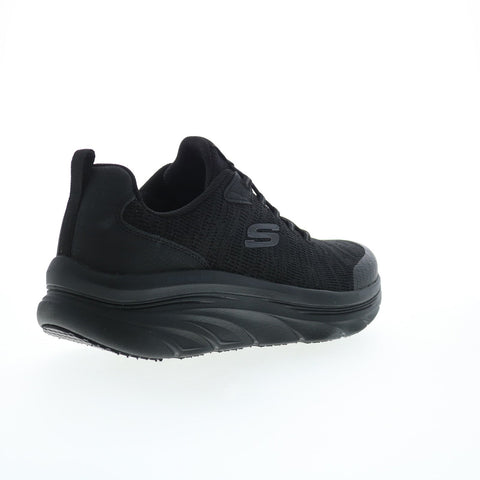 Skechers D'Lux Walker Pensive Mens Black Extra Wide Lifestyle Sneakers Shoes