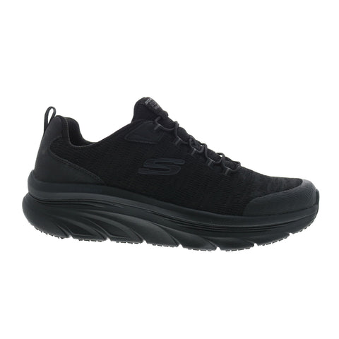 Skechers D'Lux Walker Pensive Mens Black Extra Wide Lifestyle Sneakers Shoes
