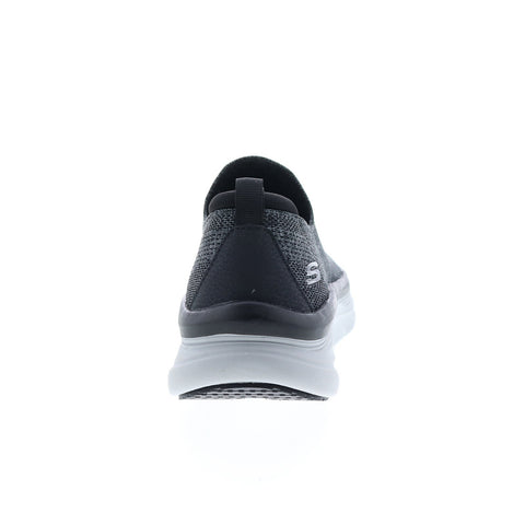 Skechers Relaxed Fit D'Lux Walker Quick Upgrade Mens Black Sneakers Shoes