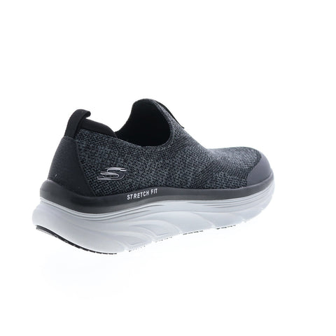 Skechers Relaxed Fit D'Lux Walker Quick Upgrade Mens Black Sneakers Shoes
