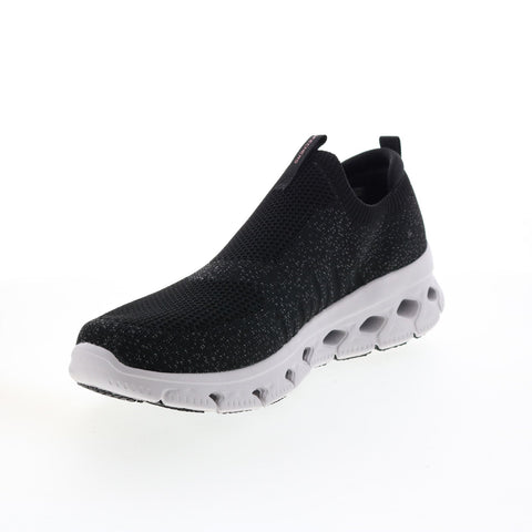 Skechers Glide-Step Flex 232325 Mens Black Canvas Lifestyle Sneakers Shoes