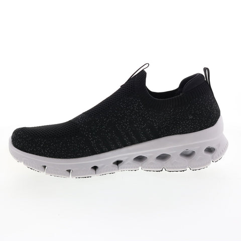 Skechers Glide-Step Flex 232325 Mens Black Canvas Lifestyle Sneakers Shoes