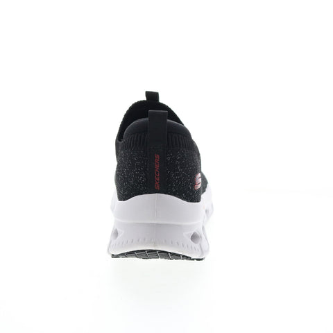 Skechers Glide-Step Flex 232325 Mens Black Canvas Lifestyle Sneakers Shoes