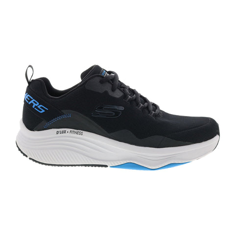 Skechers Relaxed Fit D'Lux Fitness Roam Free Mens Black Sneakers Shoes