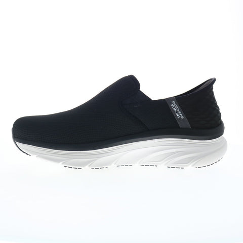 Skechers D'Lux Walker Orford Mens Black Extra Wide Lifestyle Sneakers Shoes