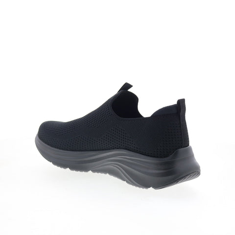 Skechers Vapor Foam Covert 232629 Mens Black Mesh Lifestyle Sneakers Shoes