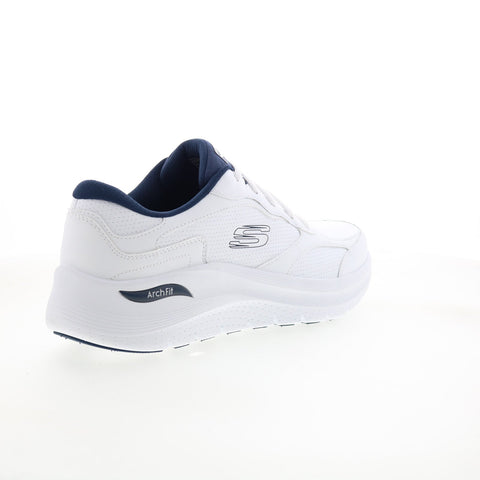 Skechers Arch Fit 2.0 Safehouse 232703 Mens White Lifestyle Sneakers Shoes