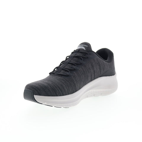 Skechers Arch Fit 2.0 - Upperhand Mens Black LifeStyle Sneakers Shoes