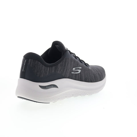 Skechers Arch Fit 2.0 - Upperhand Mens Black LifeStyle Sneakers Shoes