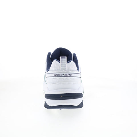 Skechers Relaxed Fit Durham Delck Mens White Lifestyle Sneakers Shoes