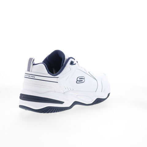 Skechers Relaxed Fit Durham Delck Mens White Lifestyle Sneakers Shoes
