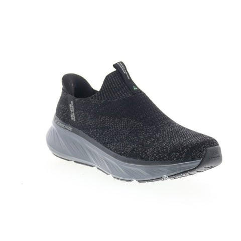 Skechers Relaxed Fit Edgeride Commissioner Mens Black Sneakers Shoes