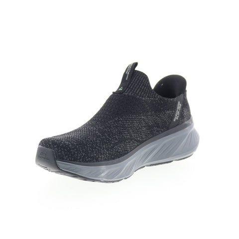 Skechers Relaxed Fit Edgeride Commissioner Mens Black Sneakers Shoes