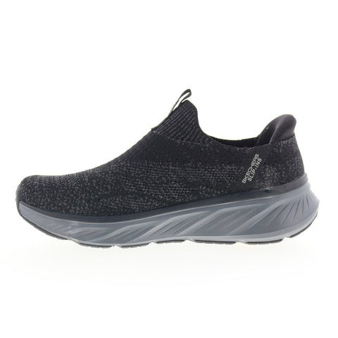 Skechers Relaxed Fit Edgeride Commissioner Mens Black Sneakers Shoes