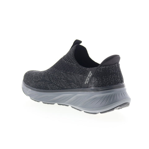 Skechers Relaxed Fit Edgeride Commissioner Mens Black Sneakers Shoes