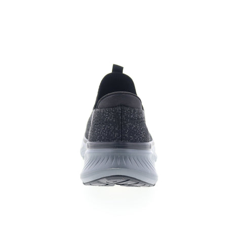 Skechers Relaxed Fit Edgeride Commissioner Mens Black Sneakers Shoes