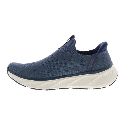 Skechers Relaxed Fit Edgeride Commissioner Mens Blue Sneakers Shoes