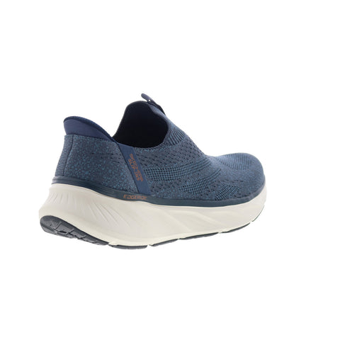 Skechers Relaxed Fit Edgeride Commissioner Mens Blue Sneakers Shoes