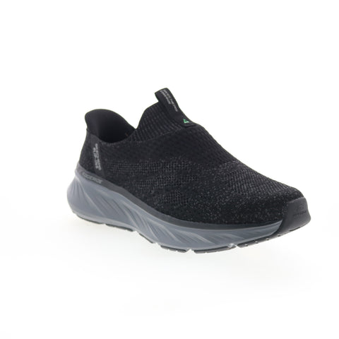 Skechers Relaxed Fit Edgeride Commissioner Mens Black Sneakers Shoes