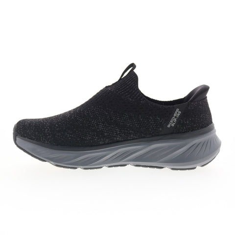 Skechers Relaxed Fit Edgeride Commissioner Mens Black Sneakers Shoes