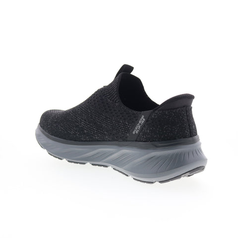 Skechers Relaxed Fit Edgeride Commissioner Mens Black Sneakers Shoes