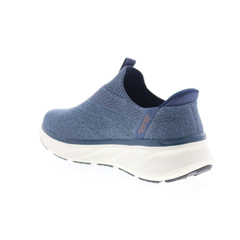 Skechers Slip-ins Edgeride Commissioner Mens Blue Extra Wide Sneakers Shoes