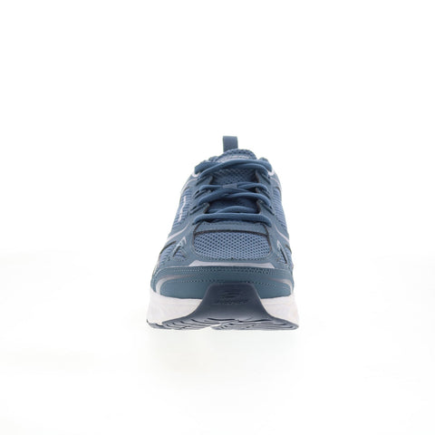 Skechers Edgeride Exodis Mens Blue Extra Wide Mesh Lifestyle Sneakers - Ruze Shoes Skechers Edgeride Exodis Mens Blue Extra Wide Mesh Lifestyle Sneakers - Ruze Shoes