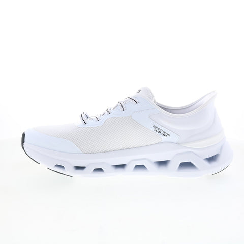 Skechers Glide Step Altus Turn Out Mens White Wide Lifestyle Sneakers Shoes