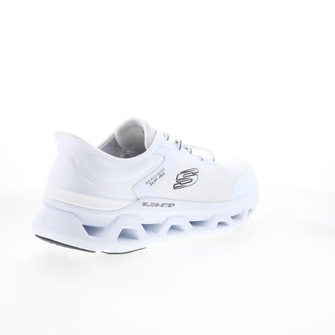 Skechers Glide Step Altus Turn Out Mens White Wide Lifestyle Sneakers Shoes