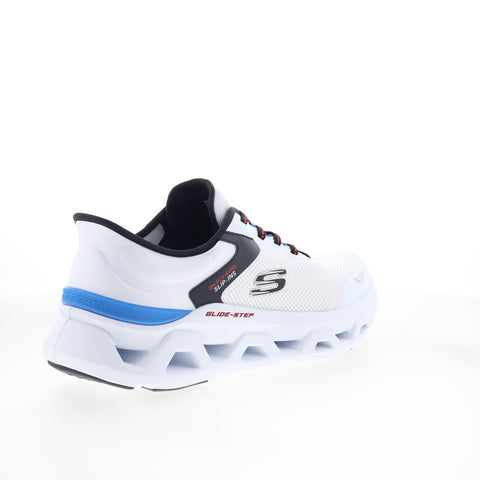 Skechers Glide Step Altus Turn Out Mens White Wide Lifestyle Sneakers Shoes