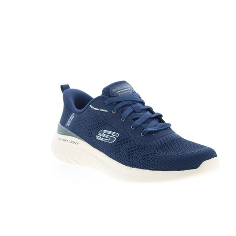 Skechers Bounder 2.0 - Almir 233031-NVGR Mens Blue Lifestyle Sneakers Shoes