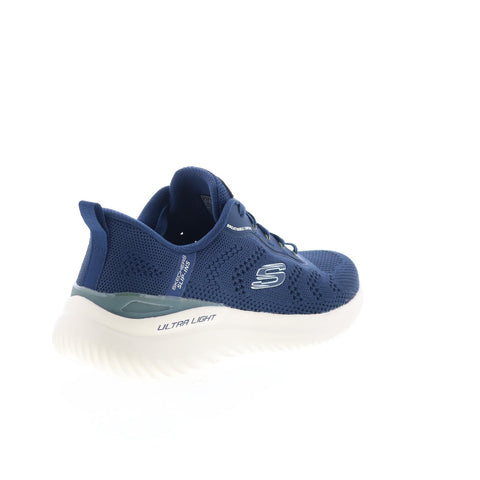 Skechers Bounder 2.0 - Almir 233031-NVGR Mens Blue Lifestyle Sneakers Shoes